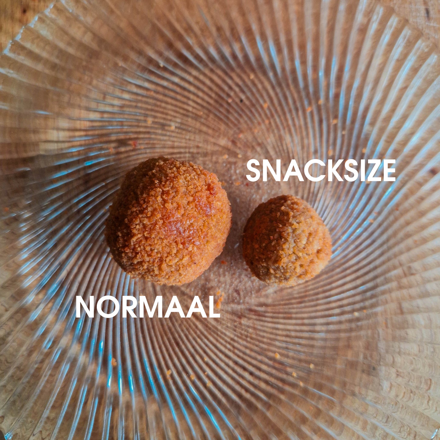 SNACKSIZE PITTIGE GEHAKTBAL (KIP)